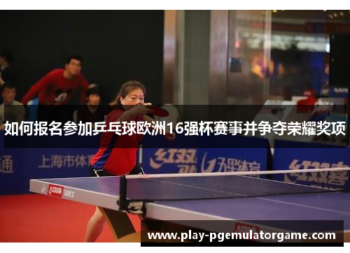 如何报名参加乒乓球欧洲16强杯赛事并争夺荣耀奖项